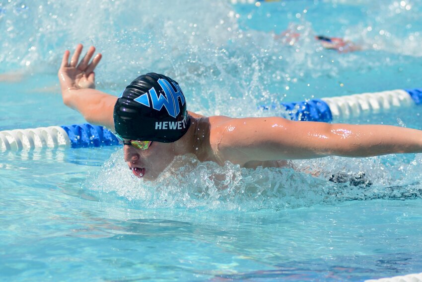 Wilson Hall's Jacob Hewett set four individual school records and aided in two relay records for the Barons at state on Saturday.