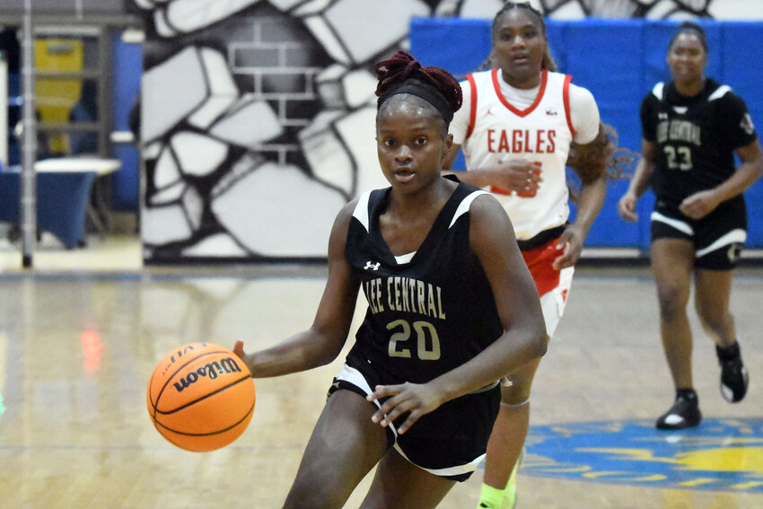Lee Central's Serenity Williams scored 23 points in a blowout win over Midlands STEM on Friday.