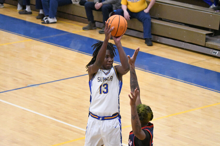 Sumter High's BJ Brown scored 35 points in a win over Blythewood on Friday.
