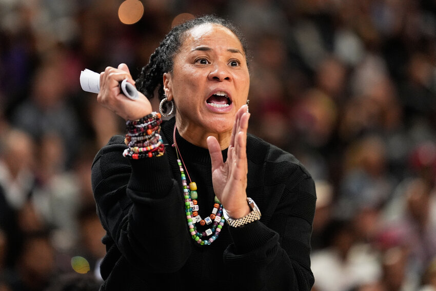 South Carolina head coach Dawn Staley and the Gamecocks are the top seed in the Sacramento Regional of the NCAA Women's Basketball Tournament.