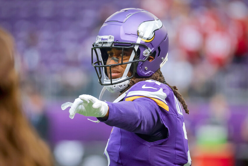 Former South Carolina defensive back Stephon Gilmore, seen as a member of the Minnesota Vikings on Sept. 15, 2024, in Minneapolis, announced his retirement from the NFL on Thursday after a storied NFL career, which included two All-Pro selections and the 2019 Defensive Player of the Year Award.