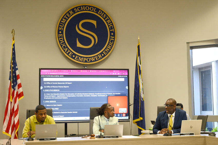 Sumter School District holds a school board meeting on April 20, 2026.