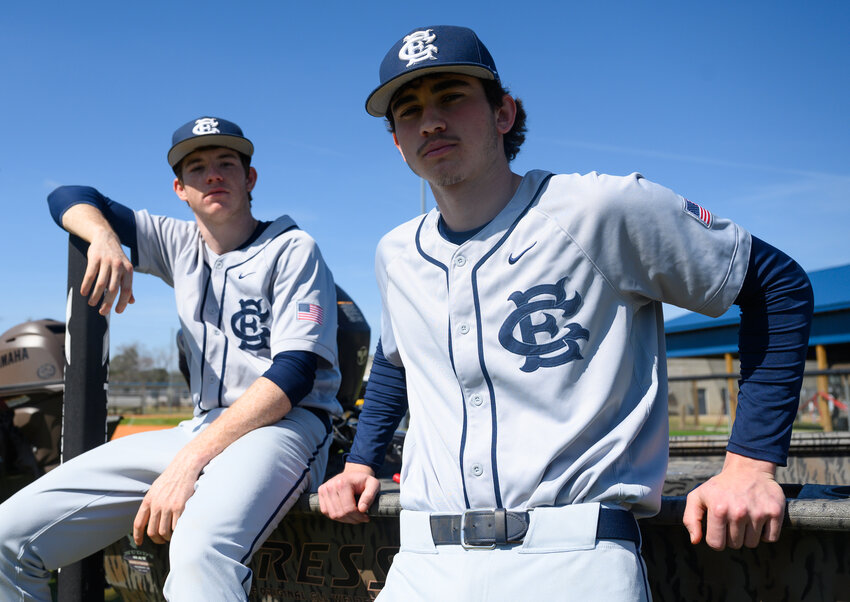 East Clarendon' seniors Barnes McConnell, left, and Wes Springs both earned All-State honors for the Wolverines this spring.