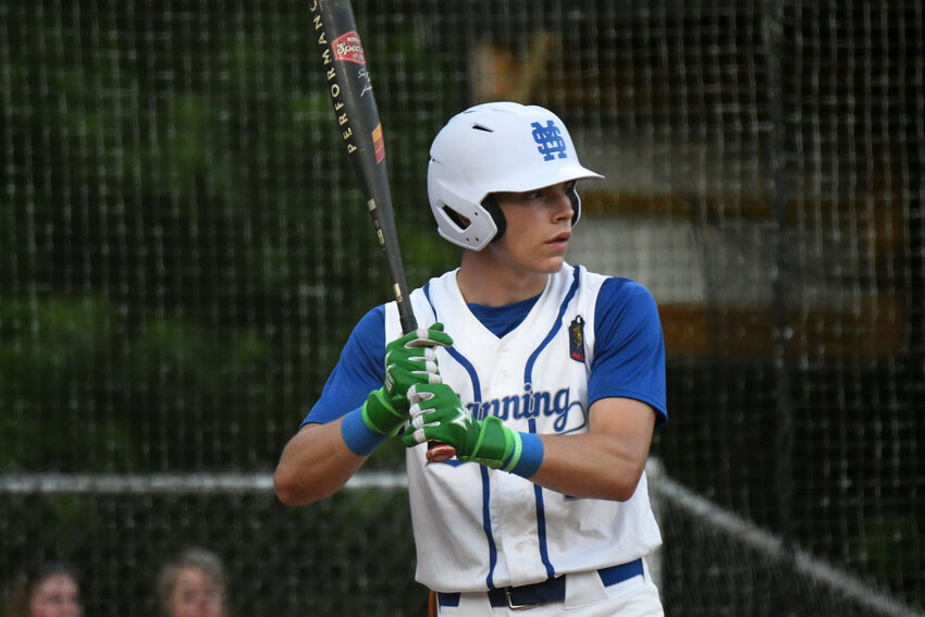 Manning-Santee's Charlie Caulder had three hits, including a home run, to lead the Post 68 offense in their win over Horry on Wednesday.