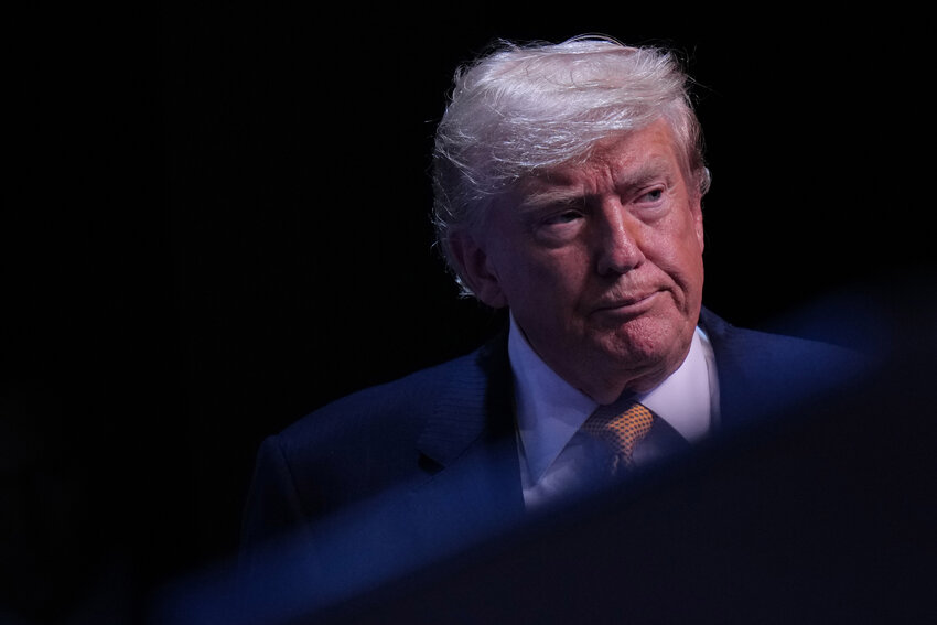 President Donald Trump arrives for a media conference at the NATO summit in Ankara, Turkey, Wednesday, July 8, 2026.