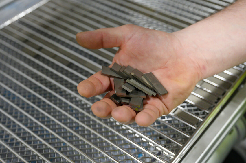 eVac Magnetics undergoes product trials at its new facility at 840 Masato Sagawa Drive in Sumter on Nov. 17, 2025.