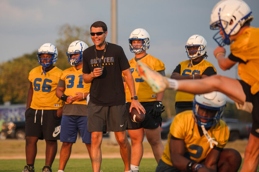 Sumter High head coach Drew Marlowe and the Gamecocks are ranked No. 8 in the S.C. Prep Football Media Preseason Poll.