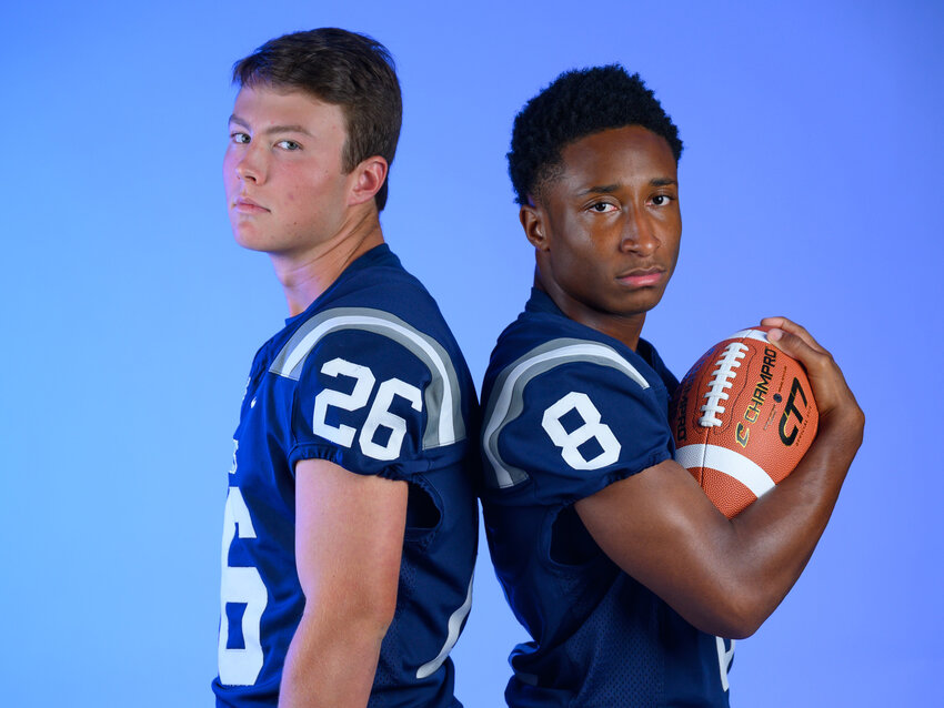 East Clarendon's Crosby Timmons, left, and Picasso Brown lead a strong group of returning Wolverines this fall.
