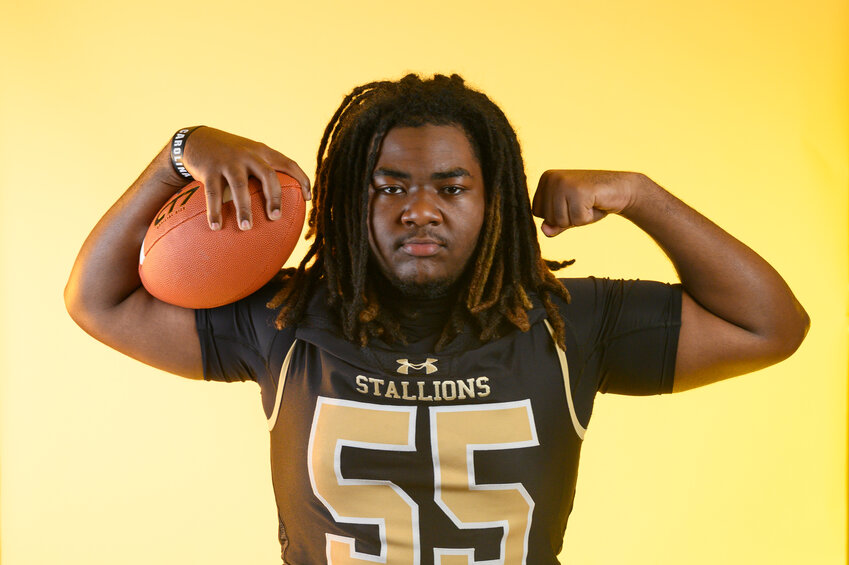 Lee Central's Antonio Atkinson returns to lead the Stallion offensive line this fall.