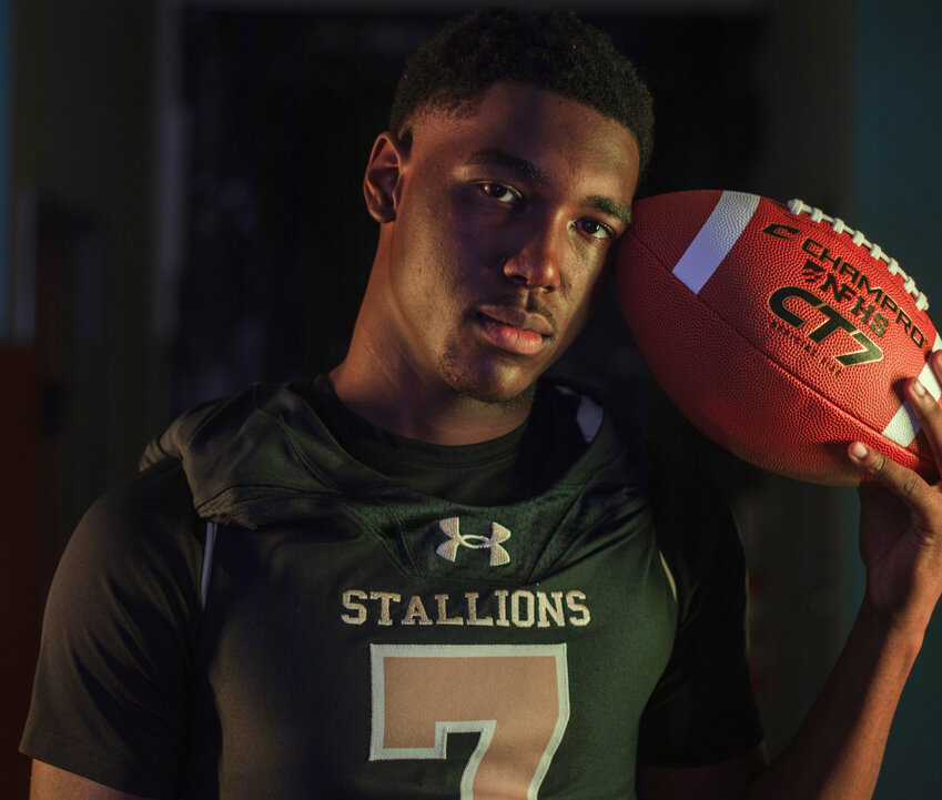 Lee Central's Jaquaze Sweetenburg led the Stallions with an interception, two pass breakups, three solo tackles and a tackle for a loss in their blowout win over Military Magnet on Friday.