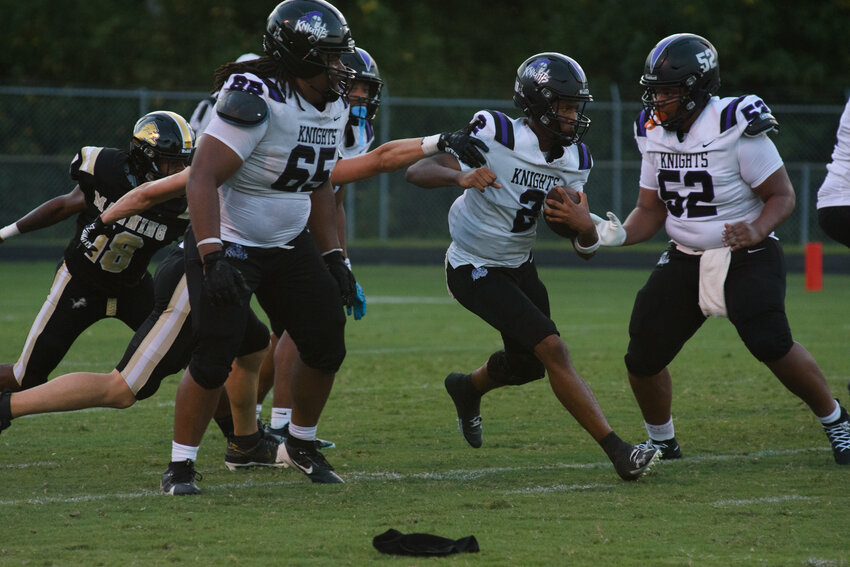 ABIGAIL PITTMAN / THE SUMTER ITEM.Manning High hosts Crestwood for a rescheduled season opener football game  in Manning, SC on August 24, 2026, following a thunderstorm the previous Friday.