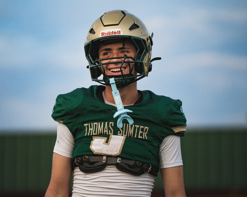 Thomas Sumter quarterback Jace Williams passed for two touchdowns and ran for a third against Camden Military on Friday.