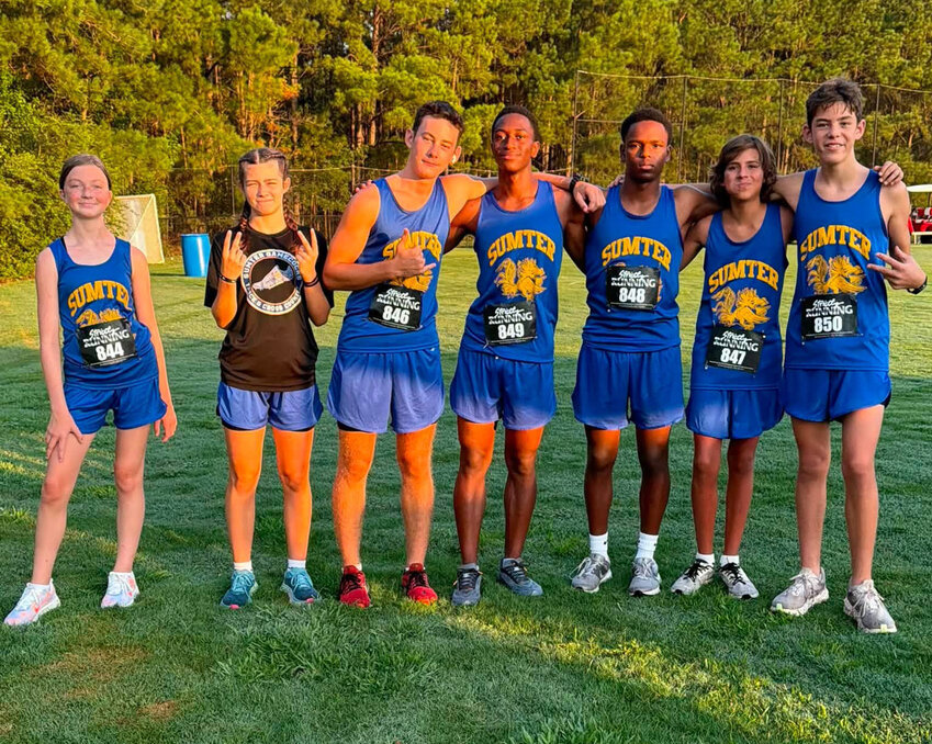 The Sumter High cross country teams had a total of four top 10 finishes at Lamar on Wednesday.