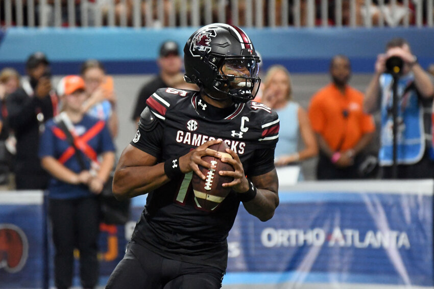 South Carolina quarterback LaNorris Sellers and the Gamecocks host Mississippi State on Saturday.
