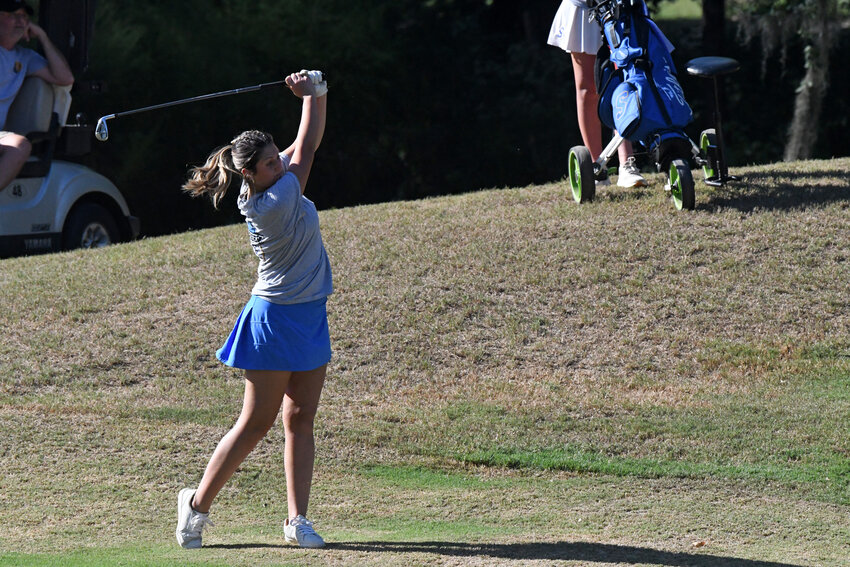 Sumter High's Jaylen Berry shot 83 to lead the Lady Gamecocks at their home tournament on Wednesday.
