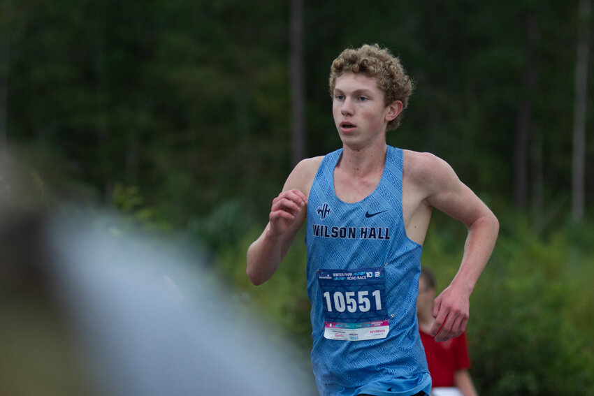 Wilson Hall's Trip Hunt won the SCISA Region III-4A title on Wednesday.