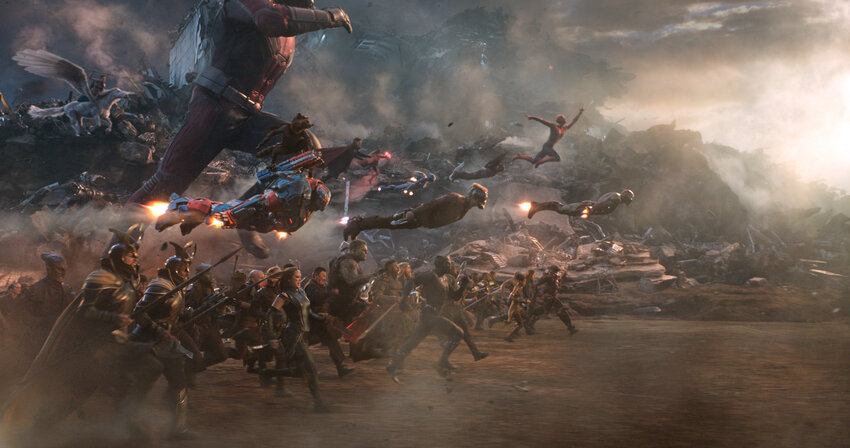 This image released by Marvel Studios shows a scene from "Avengers: Endgame."