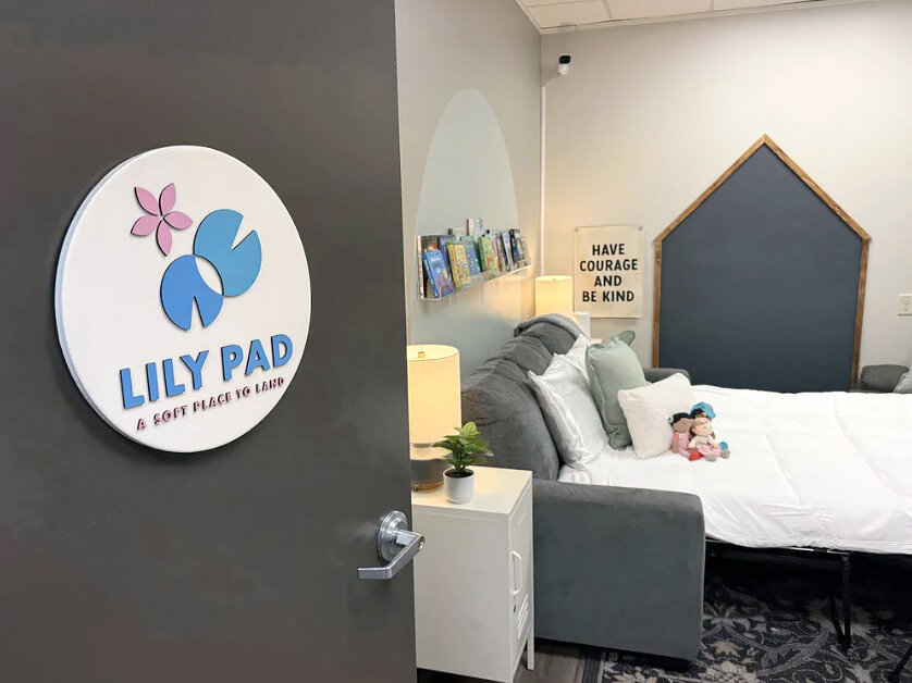 Lily Pad created a space for children in foster care to rest, play and feel safe within the Department of Social Services office in Sumter.
