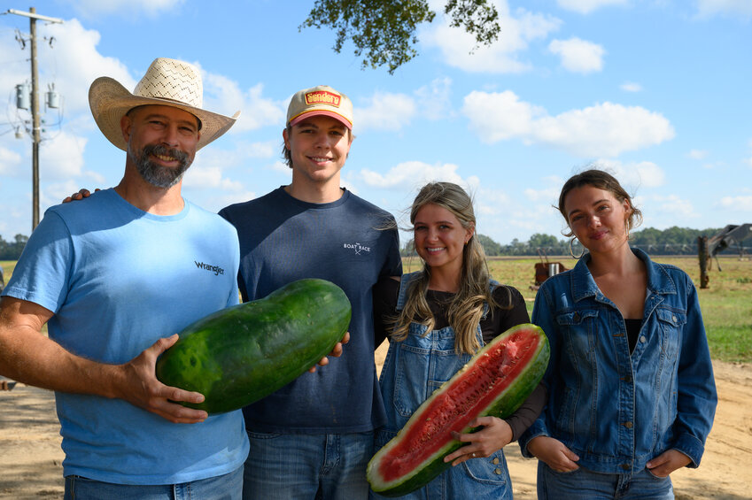 The Bradford family farm will open its doors to the public to sell its heirloom watermelons for the first time in four years. They are seen at the farm on Tuesday, Oct. 6.