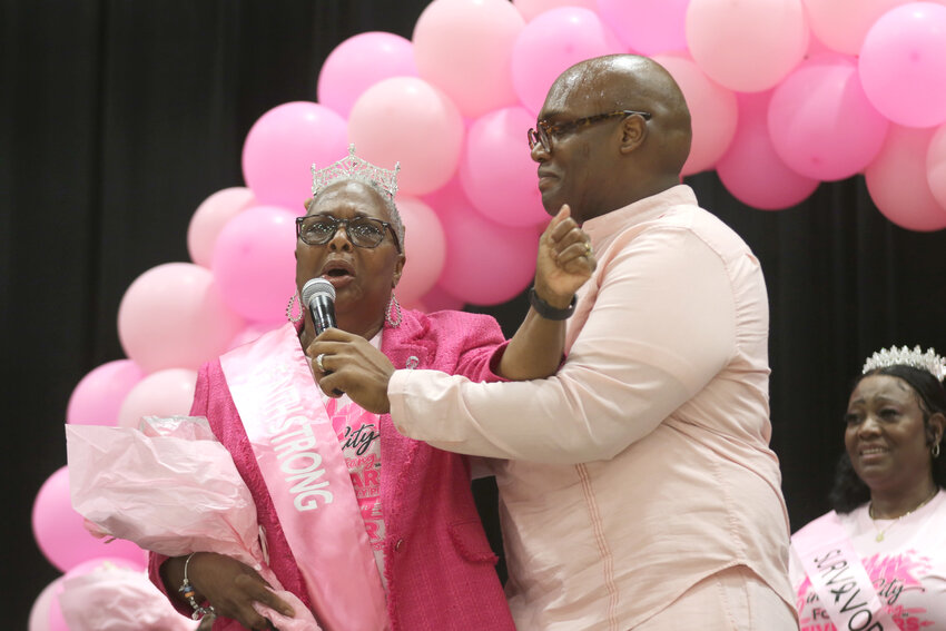 Grace Hayes wins Ms. Faith Strong at the 2026 Pink in the City. Faith Strong celebrated five years of Pink in the City on Oct. 3 at Sumter County Civic Center, making it a true community affair with music, vendors, local organizations to provide resources and more while celebrating breast cancer survivors, thrivers and metavivors.