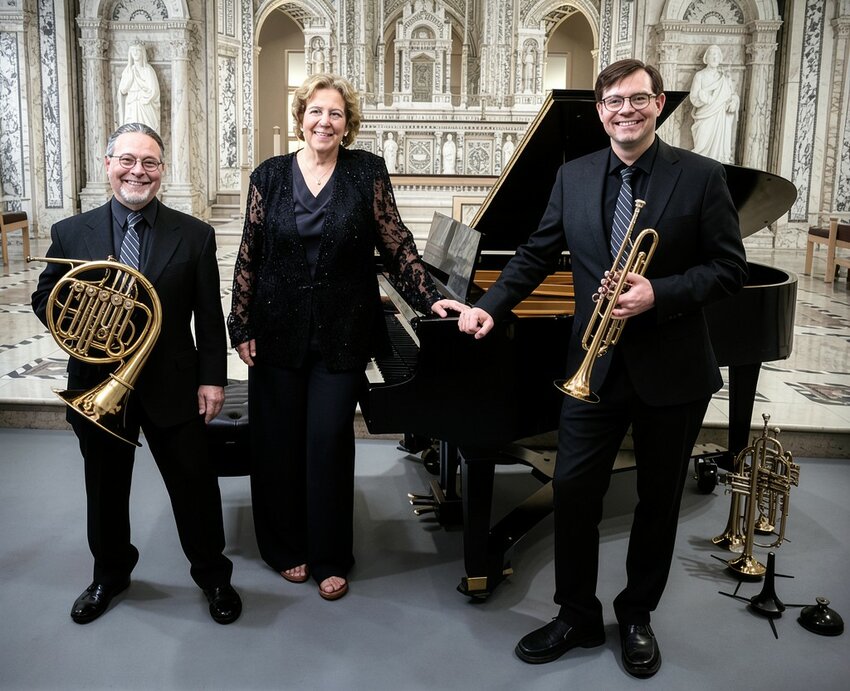 Mayesville Presbyterian Church will open its fourth season of the Rejoicings Series with the world-class musicians of Brass Roots Trio on Saturday, Oct. 25.