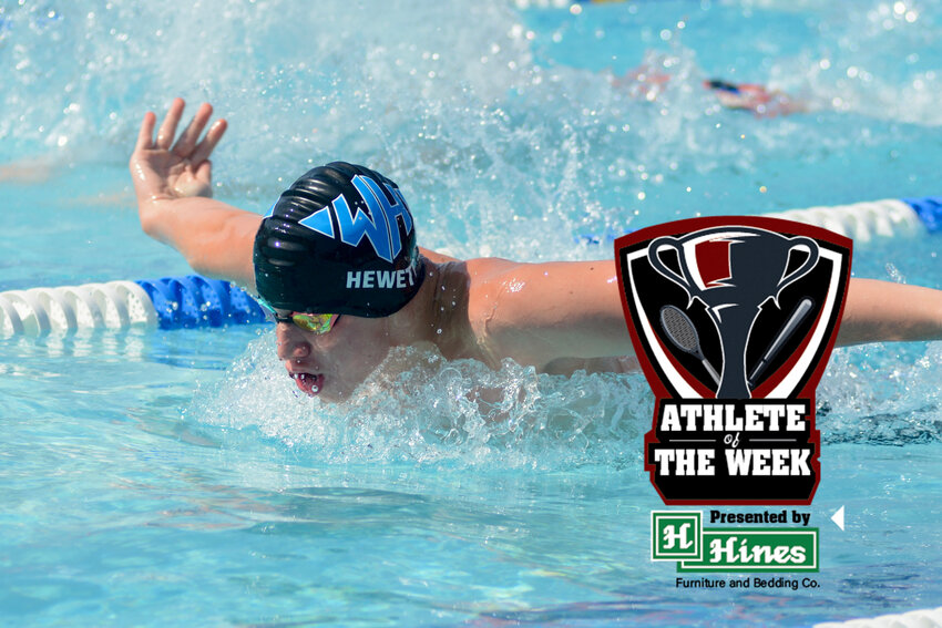 Wilson Hall's Jacob Hewett helped set a total of six school records at the SCISA state meet on Saturday, earning Hines Furniture Athlete of the Week honors in the process.