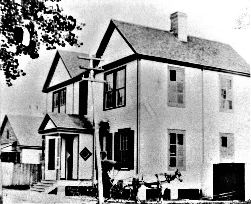 Baker-Dick Infirmary is seen in 1894.