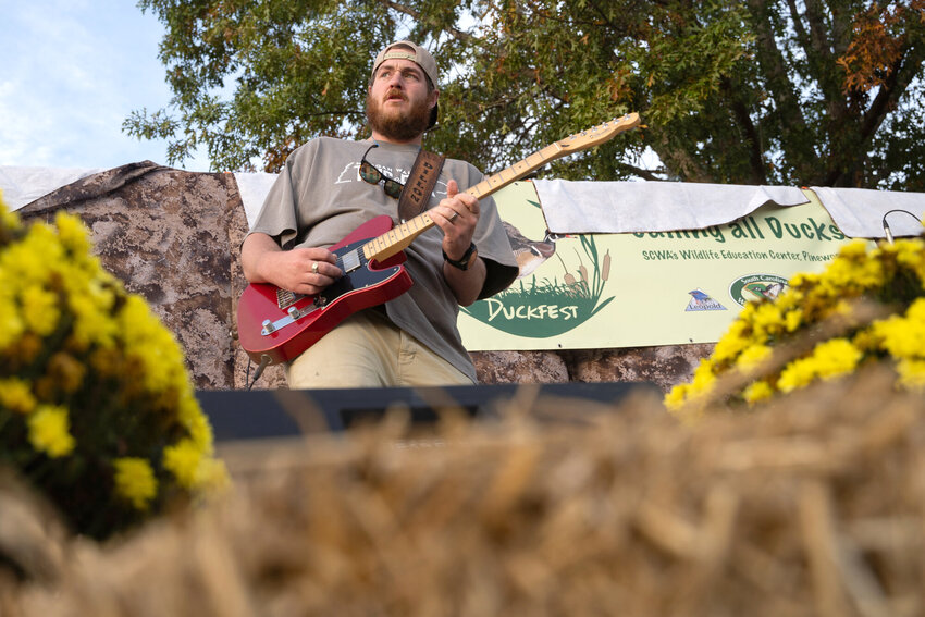 A band plays during the 2024 Duck Fest. Live music is always part of the festival.